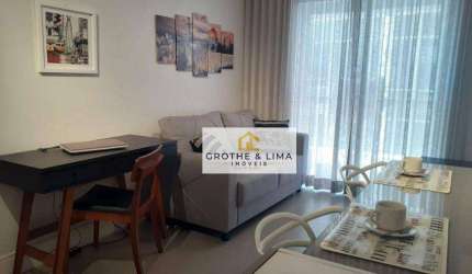 Apartamento com 2 dormitórios, 47 m² - venda por R$ 490.000,00 ou aluguel por R$ 3.000,00/mês - Jardim Oswaldo Cruz - São José dos Campos/SP