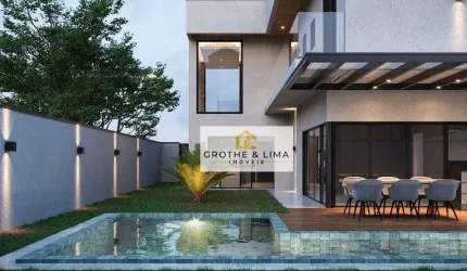 Sobrado com 4 dormitórios à venda, 348 m² por R$ 3.392.000,00 - Condomínio Residencial Monte Carlo - São José dos Campos/SP