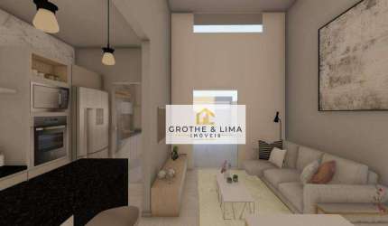 Casa com 2 dormitórios com suíte e churrasqueira  à venda, 85 m² por R$ 350.000 - Parque do Museu - Caçapava/SP