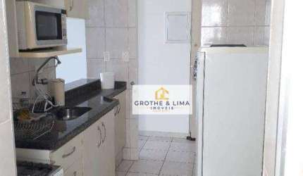 Apartamento com 1 dormitório para alugar, 50 m² por R$ 2.490,00/mês - Centro - São José dos Campos/SP