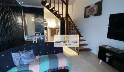 Sobrado com 2 Suítes à venda, 80 m² por R$ 400.000 - Balneário Recanto Do Sol - Caraguatatuba/SP
