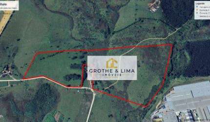 Área à venda, 300000 m² por R$ 15.900.000,00 - Aterrado - Lorena/SP