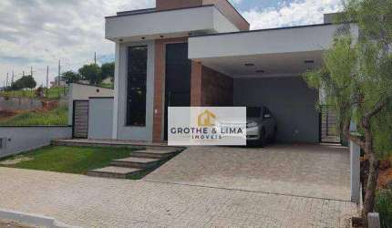 Casa nova com 3 dormitórios, 1 com suíte à venda, 133 m² - Reserva do Vale - Caçapava/SP