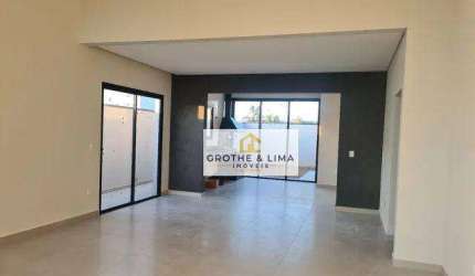 Novíssima Casa térrea de 3 dormitórios, 1 suíte à venda, 158 m² - Condomínio Terras do Vale
