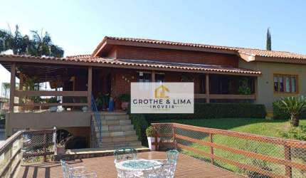 Chácara com 5 dormitórios à venda, 3190 m² - Chácaras Condomínio Recanto Pássaros II - Jacareí/SP