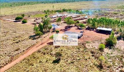 Fazenda à venda com 250 alqueires com 700 herctares aberto plantando capim e milheto, milho a 55 km de Araguaína.