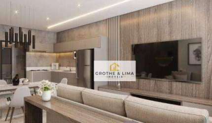 Casa em construção com 3 dormitórios, 1 suíte à venda, 82 m² - Jardim Pitangueiras - Caçapava/SP