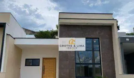 Novíssima casa térrea de 3 dormitórios, suite à venda, 130 m² - Condomínio Vila Romana - Pindamonhangaba/SP
