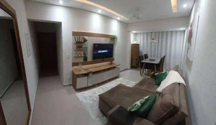 Ótimo Apartamento com 2 dormitórios à venda, 76 m² por R$ 605.000 - Campo Grande - Santos/SP