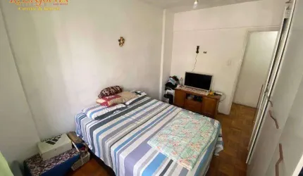 Ótimo Apartamento com 2 dormitórios e Dependência completa de empregadaà venda, 90 m² por R$ 560.000 - Pompéia - Santos/SP