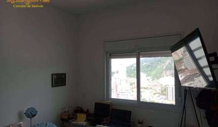 LIndo Apartamento com 1 dormitório, área de lazer completa!!!, à venda, 41 m² por R$ 594.000 - Campo Grande - Santos/SP