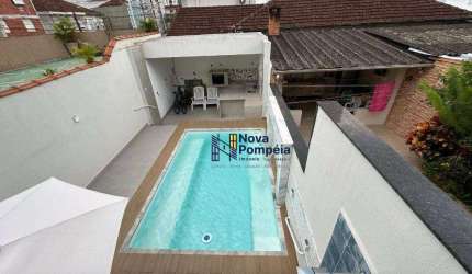 Casa com 3 dormitórios à venda por R$ 1.530.000,00 - Campo Grande - Santos/SP