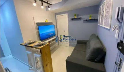 Apartamento com 1 dormitório à venda, 35 m² por R$ 320.000,00 - Pompéia - Santos/SP