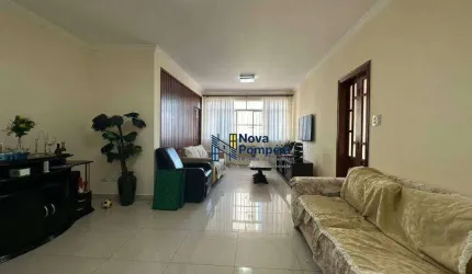 Apartamento com 3 dormitórios para alugar, 106 m² por R$ 4.300,02/mês - Pompéia - Santos/SP