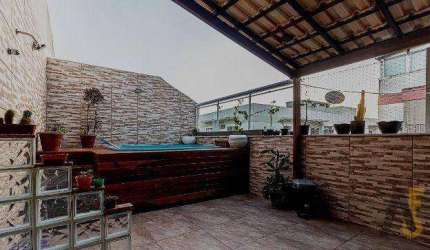 Cobertura com 4 dormitórios à venda, 114 m² por R$ 650.000,00 - Pechincha - Rio de Janeiro/RJ