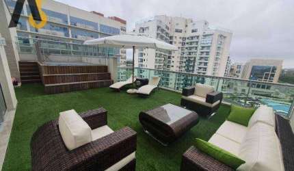 VENDO COBERTURA DUPLEX COM 225M2 4 QUARTOS COM PISCINA, EM JACAREPAGUÁ