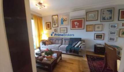 Apartamento com 2 quartos à venda na Avenida Aratãs, Indianópolis, São Paulo por R$ 1.150.000
