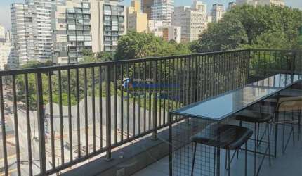 Apartamento com 1 quarto para alugar na Rua Doutor Melo Alves, Cerqueira César, São Paulo por R$ 3.900