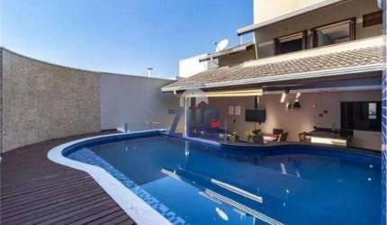 Sobrado à venda em Valinhos, Roncáglia, com 3 suítes, com 304.48 m², Condomínio São Joaquim