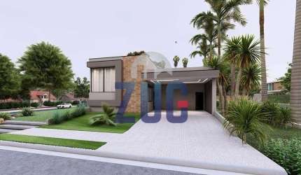 Casa à venda em Paulínia, Parque Brasil 500, com 3 suítes, com 220.75 m², Residencial Santorini