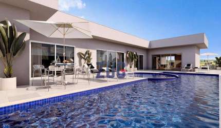 Casa à venda em Vinhedo, Santa Rosa, com 4 suítes, com 519 m², Condomínio Estância Marambaia