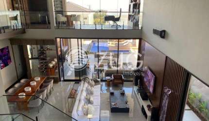 Sobrado à venda em Campinas, Loteamento Mont Blanc Residence, com 4 suítes, com 490 m²