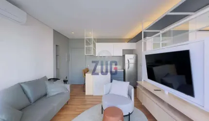 Apartamento à venda e para alugar em Campinas, Cambuí, com 1 quarto, com 38 m², Lille Cambuí