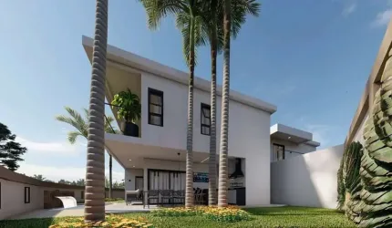 Casa para Venda em Lauro de Freitas, Vilas do Atlântico, 4 dormitórios, 4 suítes, 5 banheiros, 2 vagas