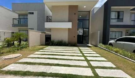 Casa para Venda em Camaçari, Abrantes, 4 dormitórios, 4 suítes, 5 banheiros, 2 vagas