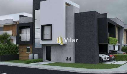 Sobrado com 3 dormitórios à venda, 194 m² por R$ 1.485.000 - Santa Cândida - Curitiba/PR