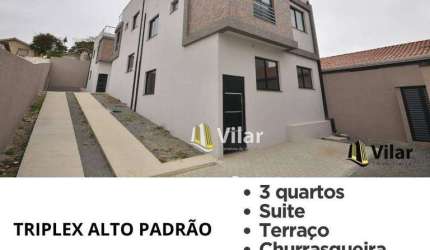 Sobrado com 3 dormitórios à venda, 150 m² por R$ 649.000,00 - Bairro Alto - Curitiba/PR