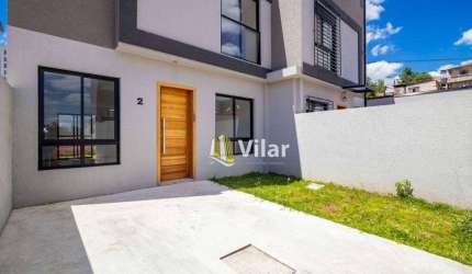 Sobrado com 3 dormitórios à venda, 102 m² por R$ 699.000,00 - Lindóia - Curitiba/PR
