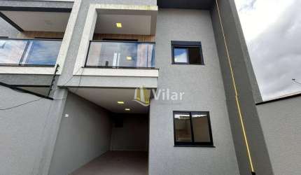Sobrado com 3 dormitórios à venda, 138 m² por R$ 859.900 - Atuba - Pinhais/PR