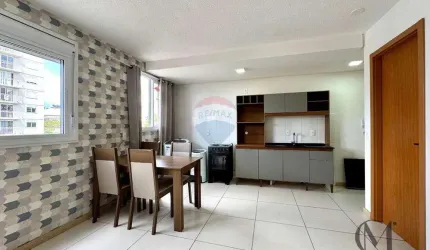 Apartamento prático de 26m² e semimobiliado no Cidade Nova
