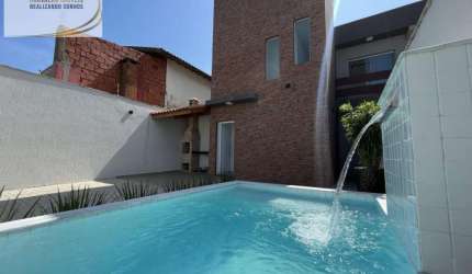 CASA SOBREPOSTA SUPERIOR FRENTE MAR COM PISCINA E CHURRASQUEIRA EM ITANHAÉM!