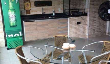 Apartamento com 3 dormitórios à venda, 117 m² por R$ 1.600.000,00 - Astúrias - Guarujá/SP