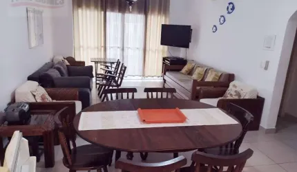 Apartamento com 2 dormitórios para alugar, 100 m² por R$ 3.600/mês - Astúrias - Guarujá/SP