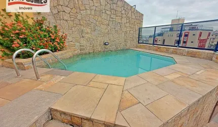 Cobertura Duplex com 2 dormitórios à venda, lazer, 160 m² por R$ 650.000 - Enseada - Guarujá/SP