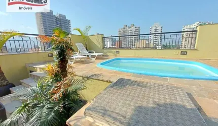 Cobertura duplex com 3 dormitórios à venda, 260 m² por R$ 1.100.000 - Enseada - Guarujá/SP