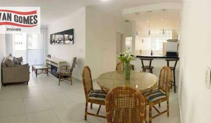 Apartamento com 2 dormitórios à venda, 91 m² por R$ 520.000,00 - Pitangueiras - Guarujá/SP
