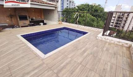 Cobertura com 2 dormitórios à venda, 177 m² por R$ 750.000 - Tombo - Guarujá/SP