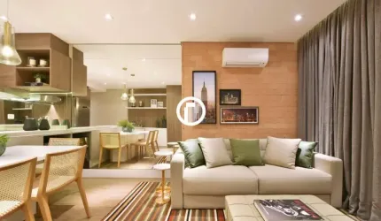 Apartamento TOTALMENTE MOBILIADO para LOCAÇÃO 68m², 1 dormitório, 2 vagas - Vila Nova Conceição