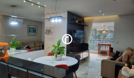 Apartamento para venda 74m², 3 dormitórios, sendo 1 suíte, 2 vagas - Morumbi