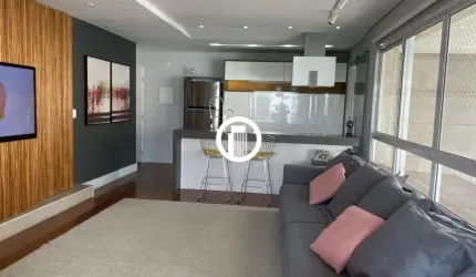 Apartamento Duplex Totalmente Mobiliado para locação 115m², 3 dormitórios, sendo 2 suítes, 2 vagas - Ibirapuera