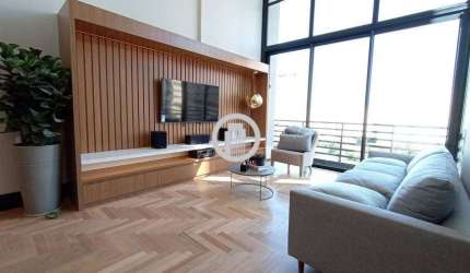 Apartamento Duplex MOBILIADO, 110m², 1 dormitório, sendo 1 suíte, 2 vagas - Cerqueira César