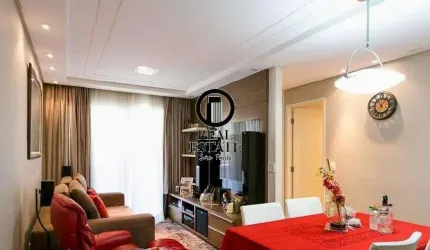 Apartamento para venda, 68m², 3 dormitórios, sendo 1 suíte, 2 vagas - Bela Vista