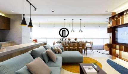 Apartamento para Venda - 121m², 3 dormitórios, sendo 3 suites, 2 vagas - Moema
