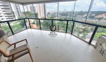 Apartamento para venda -312m², 4 dormitórios, sendo 4 suítes, 4 vagas - Campo Belo