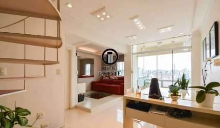 Cobertura Duplex para Venda - 120m², 2 dormitórios, sendo 1 suites, 1 vaga - Vila da Saúde