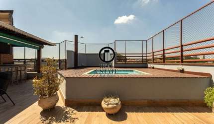 Cobertura Duplex para Venda - 265m², 3 dormitórios, sendo 3 suites, 3 vagas - Morumbi